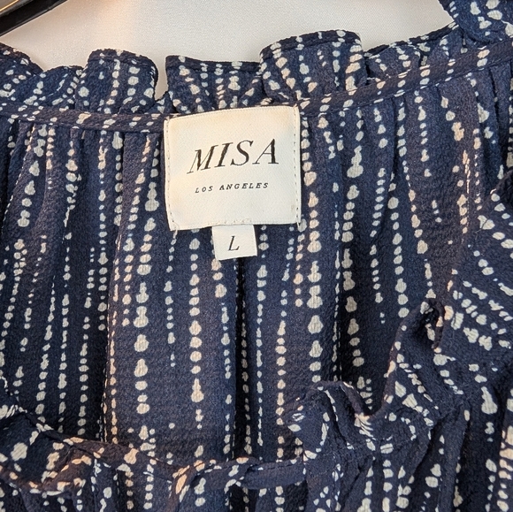 Misa Los Angeles Carmen  Blouse Size L In EUC - Picture 4 of 10